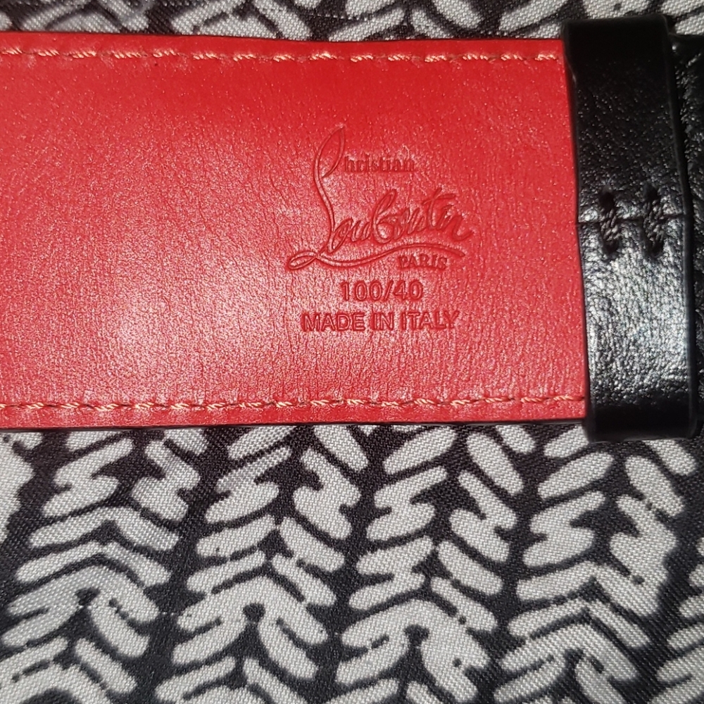 Christian Louboutin mens belt